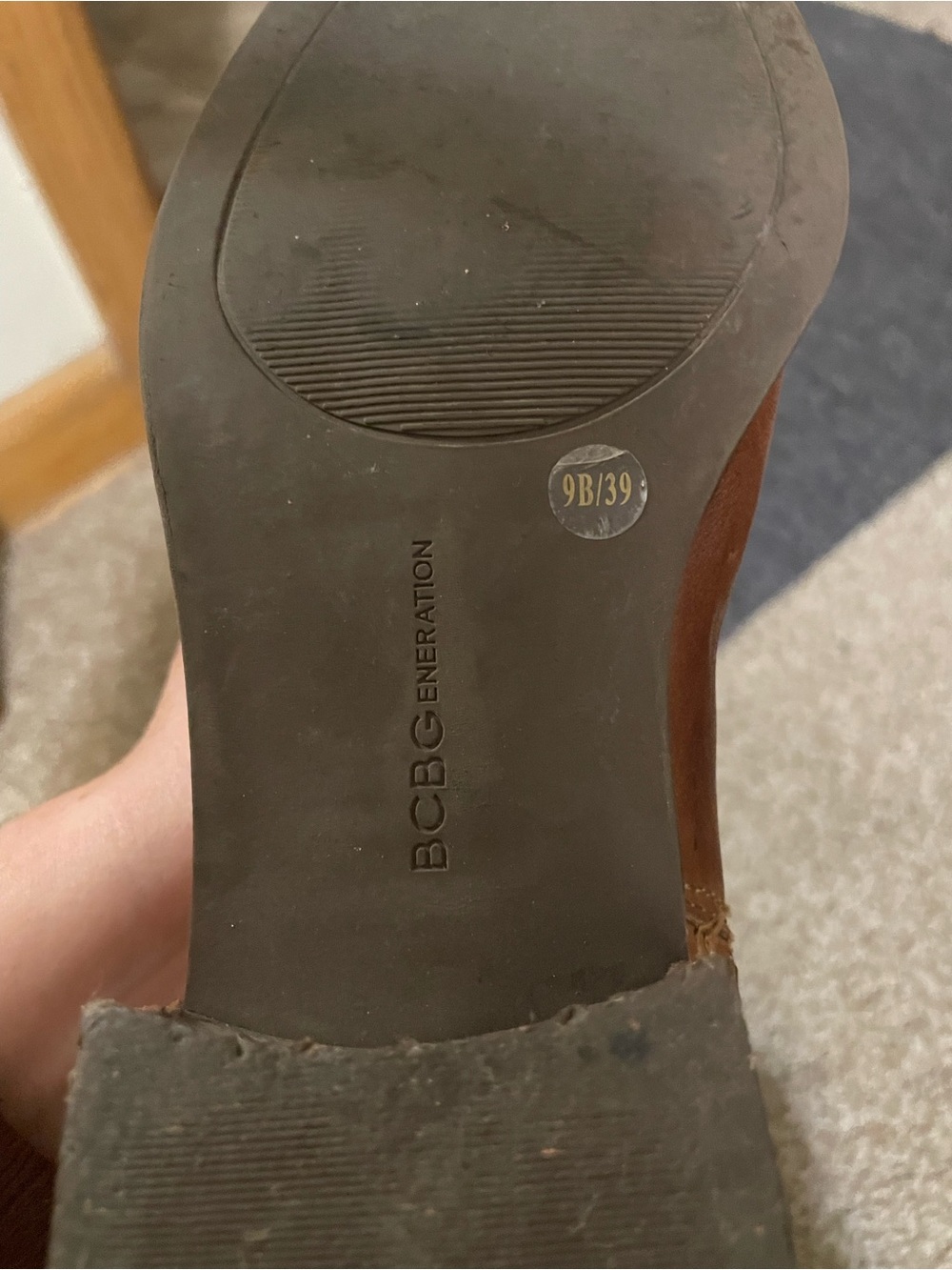 BCBGeneration Tan Lace-Up Riding Boots - Picture 6 of 8
